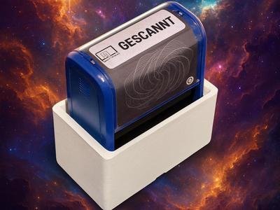 Gridfinity Single Stamp Holder