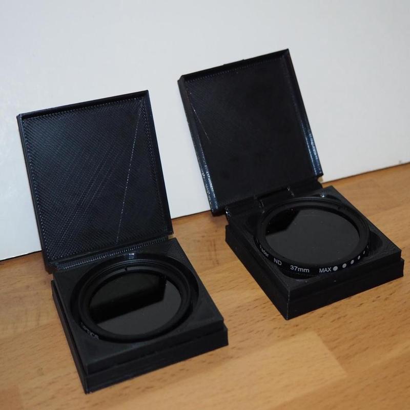 Customizable circular filters box