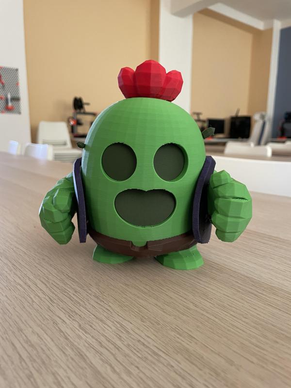 Spike Brawl Stars colored for MMU3
