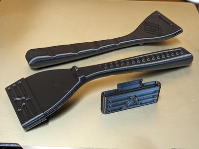 Single Edge Razor Blade Scraper Handle with Cap/Cover