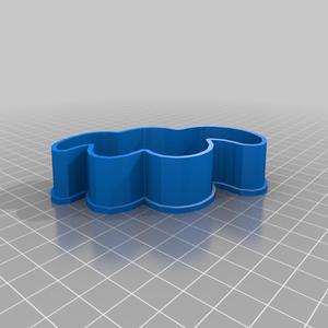 Confetti cookie cutter
