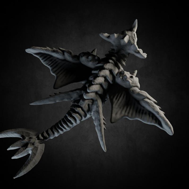 Destoroyah(flying style)-Godzilla