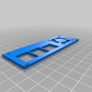 Front Case (Raspberry Pi 4) for AiO Ender 3 Octoprint Set Up with Power and Light Remote Control