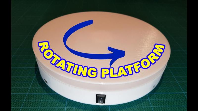 Rotating Platform: Arduino meets 3D Printing | Stepper Motor 28BYJ-48 + ULN2003