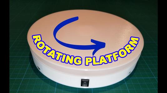 Rotating Platform: Arduino meets 3D Printing | Stepper Motor 28BYJ-48 + ULN2003