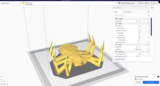 Low poly spider