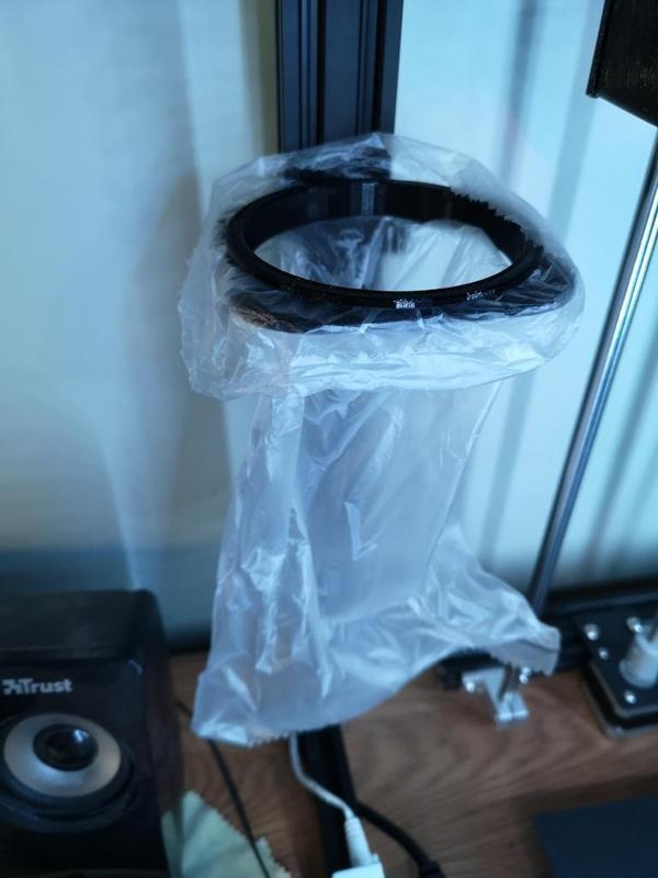 a holder for a trash bag ender 5