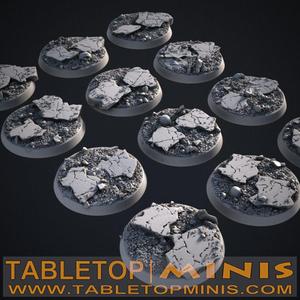 Cracked Earth 40mm Bases