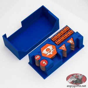 Compact Dice and Token Holder for Kill Team 2021, Into The Dark etc. – Magnet Ready