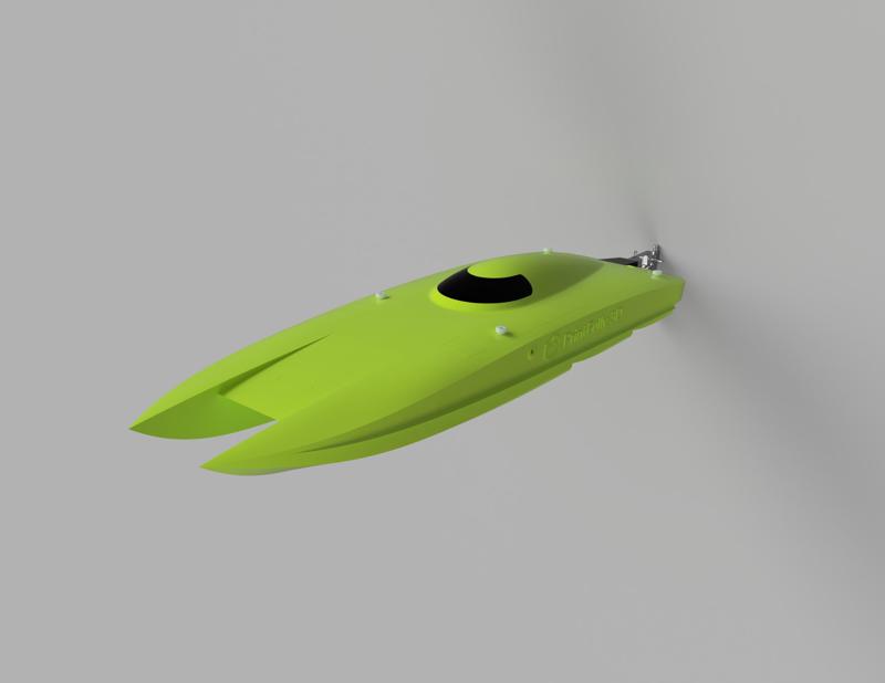 RC Boat Catamaran FOSS test part