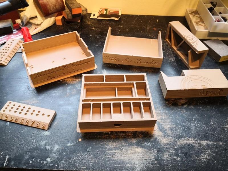 New Drawer and Bottom for Dice Box