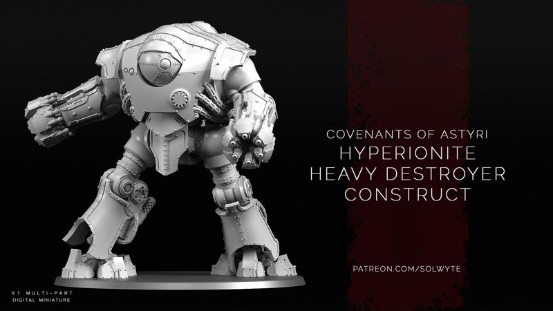 Covenants of Astyri - Hyperionite Heavy Destroyer Construct