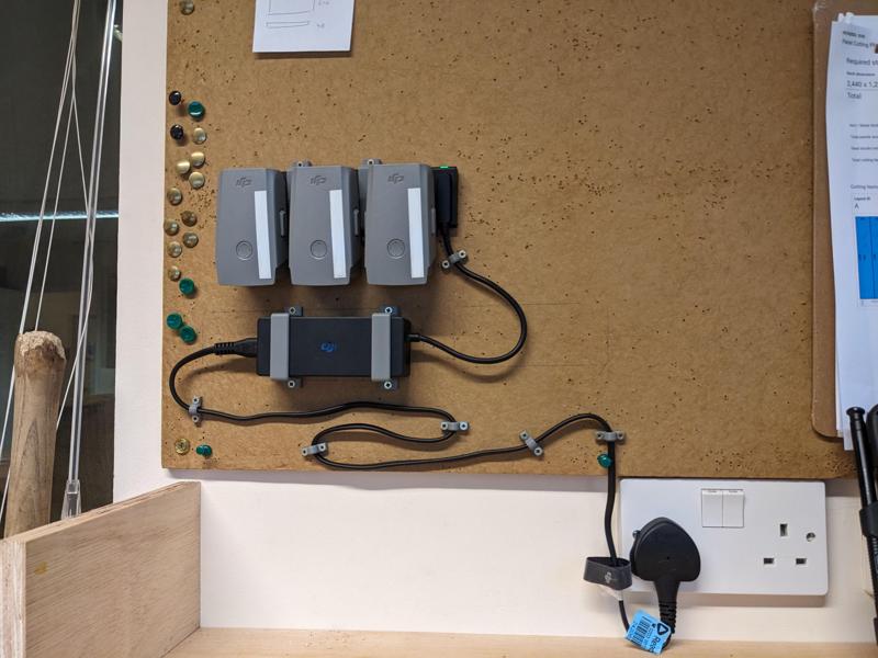 DJI Air 2s charger wall mounts