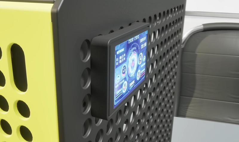 bracket for the PC parameters screen