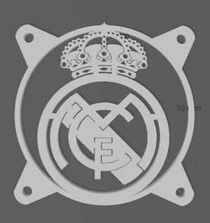 fan grill / grille fan CLUB REAL MADRID