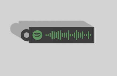 Spotify 3d keychain
