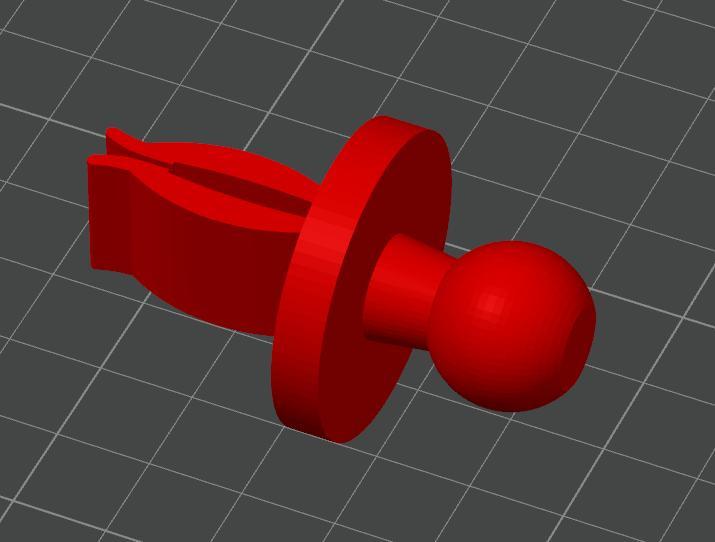 Car vent clip for phone mount