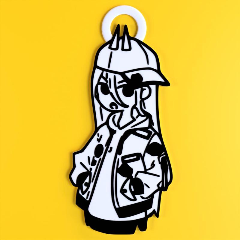 anime Power keychain