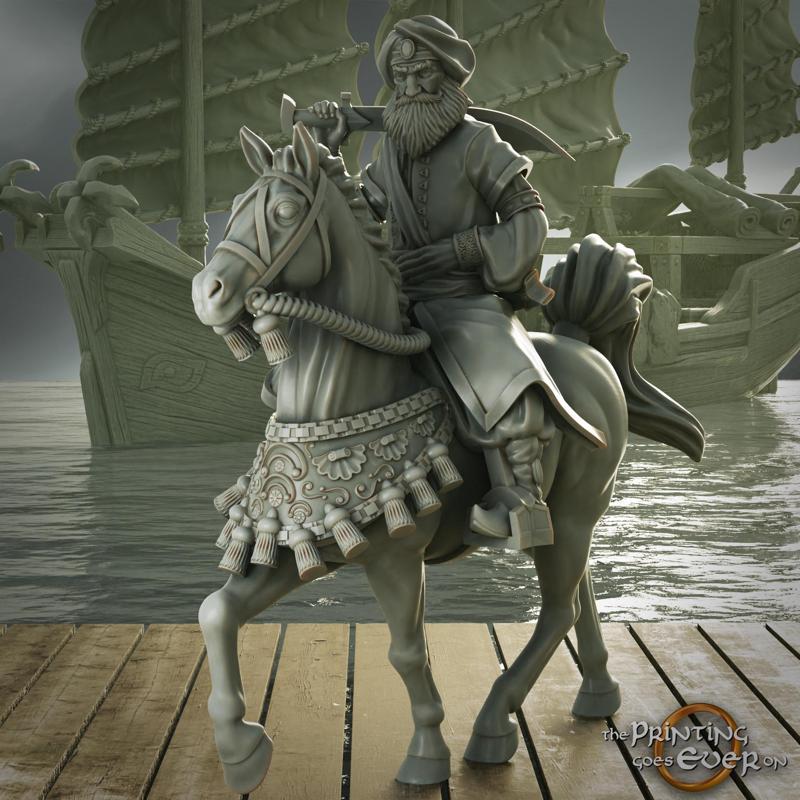 King Of Pirates Mounted - Presupported