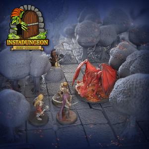 INSTADUNGEON™ Great Outdoors Forest Set: exterior terrain tiles compatible with D&D, Pathfinder and more