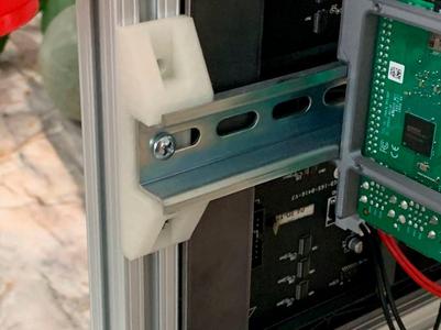Din Rail bracket for 8020 Series 10