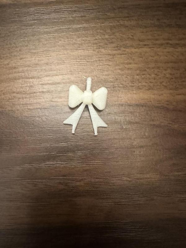 Bow keychain charm