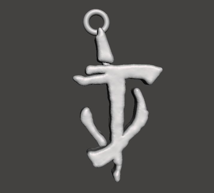 MARK OF THE DOOMSLAYER SIGIL PENDANT MODEL