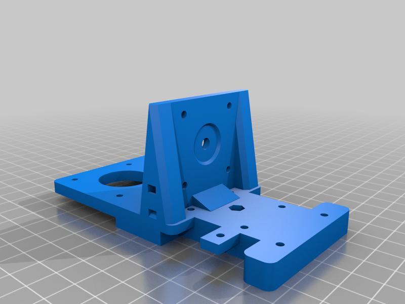 Remix: Hypercube Evolution Mount for Bondtech BMG Direct Extruder and Orion Piezo with E3d V6