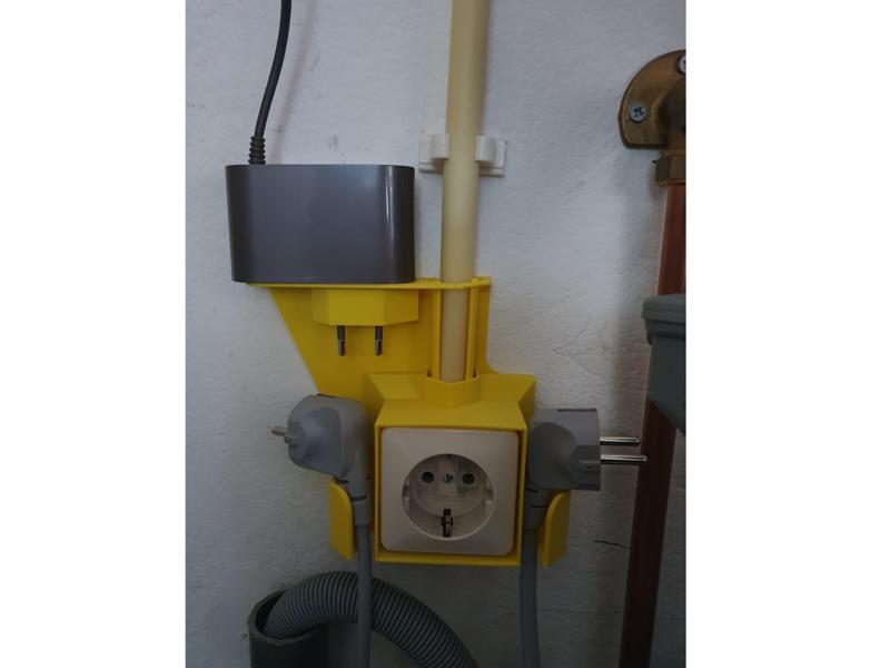 Wall socket organizer