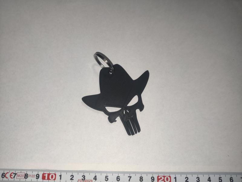 Punisher Rick keychain