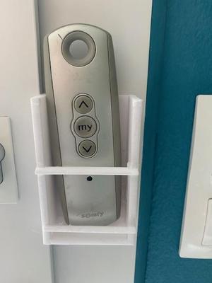 support télécommande volet
