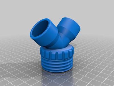 RD40 to DAR filter adapter - filters socket rotated by 90 deg