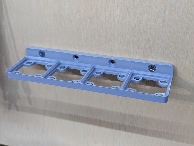 Gridfinity Magnet-Base Screw-Attached Shelf