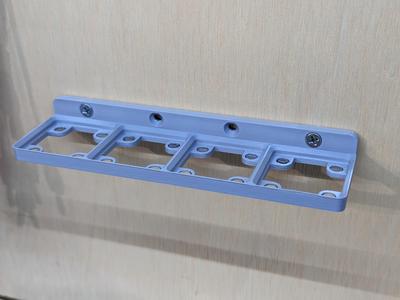 Gridfinity Magnet-Base Screw-Attached Shelf
