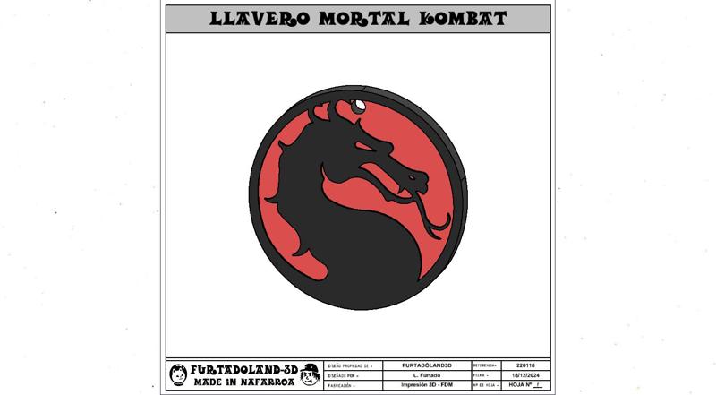 MORTAL KOMBAT KEYCHAIN