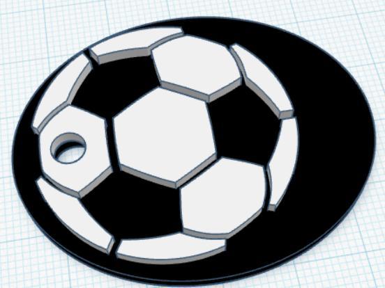 football key chain