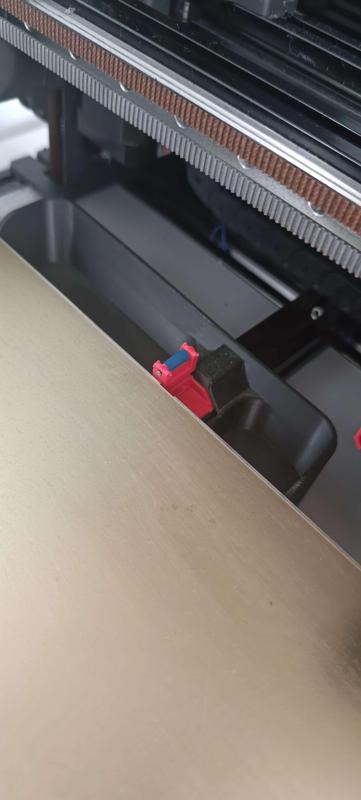 Bambu style nozzle wiper for Voron Decomtaminator