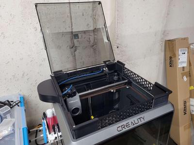 Creality K1 Hinged Riser with Chain Recess