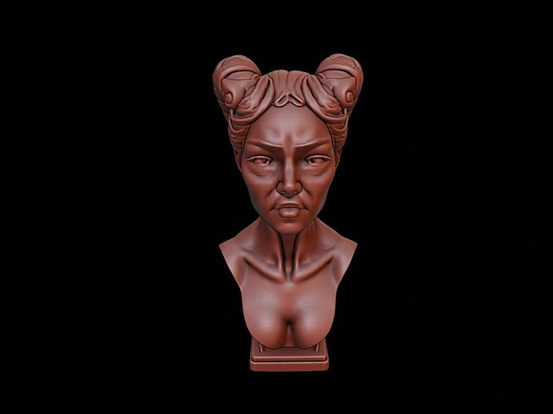 Lamia Beast Bust