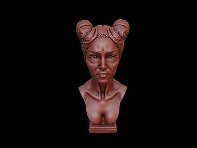 Lamia Beast Bust