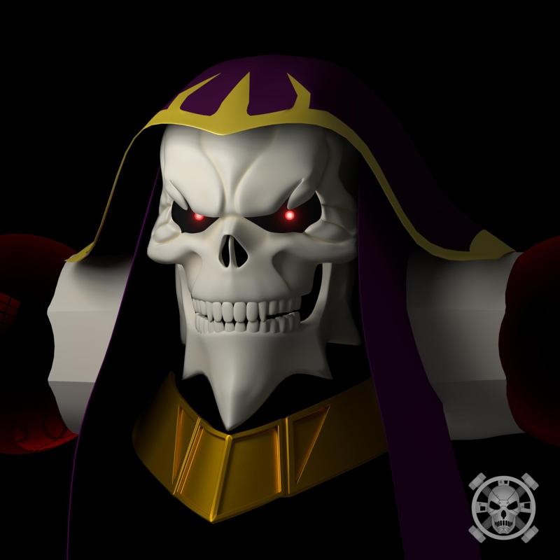 Ainz Ooal Gown head from Overlord