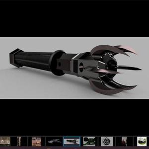 Sith Dreadnaught OBJ and STL files