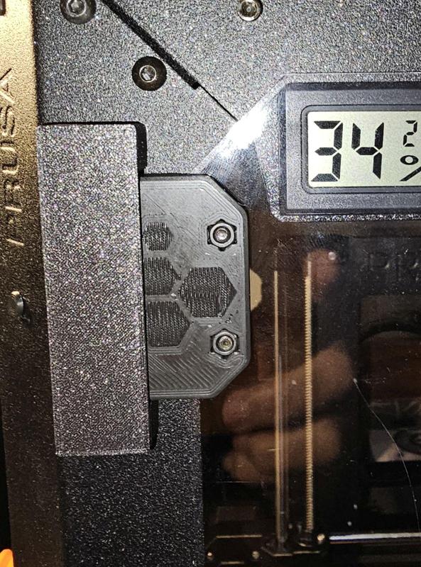 Door latch add-on to folding door