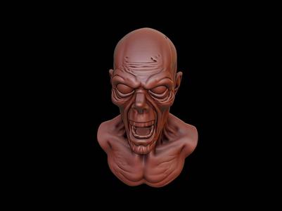Zombie Beast Bust
