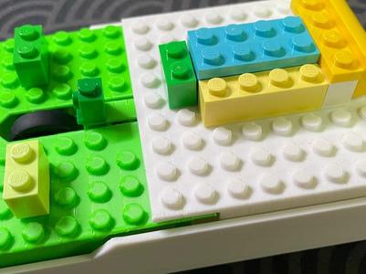 Leg* brick compatible Mouse (Bambulabs mouse kit)