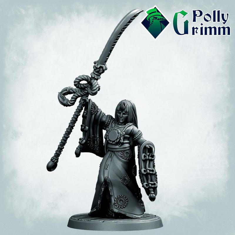 Night Parade of One Hundred Demons. Japanese folklore set. Tabletop miniature. Takiyasha the Witch Ver 1