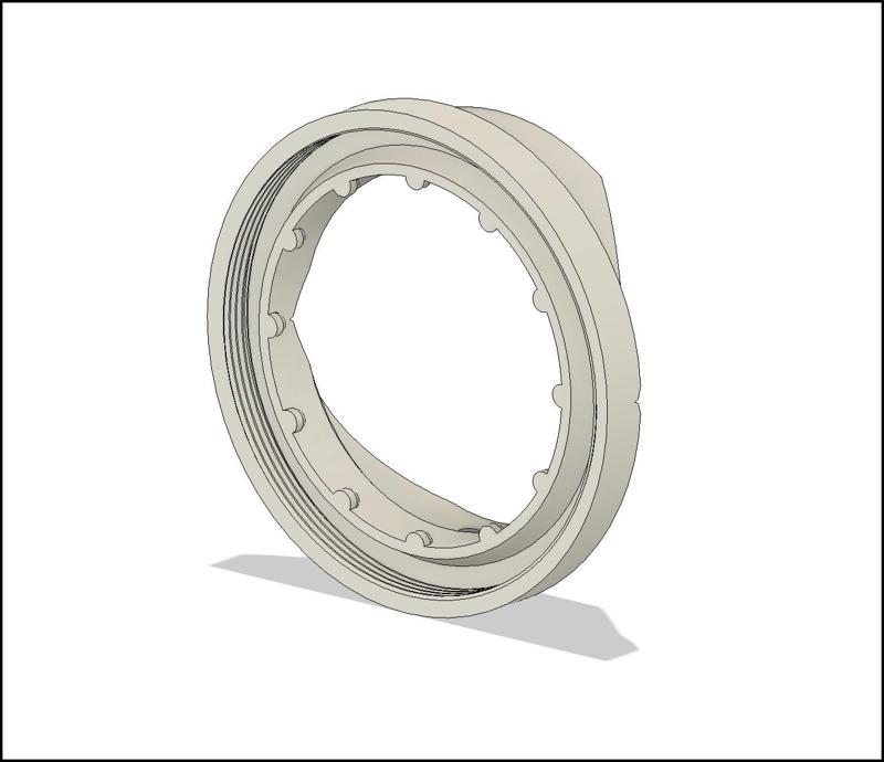 37mm Lens Filter Adapter for VanTrue N4 Dashcam