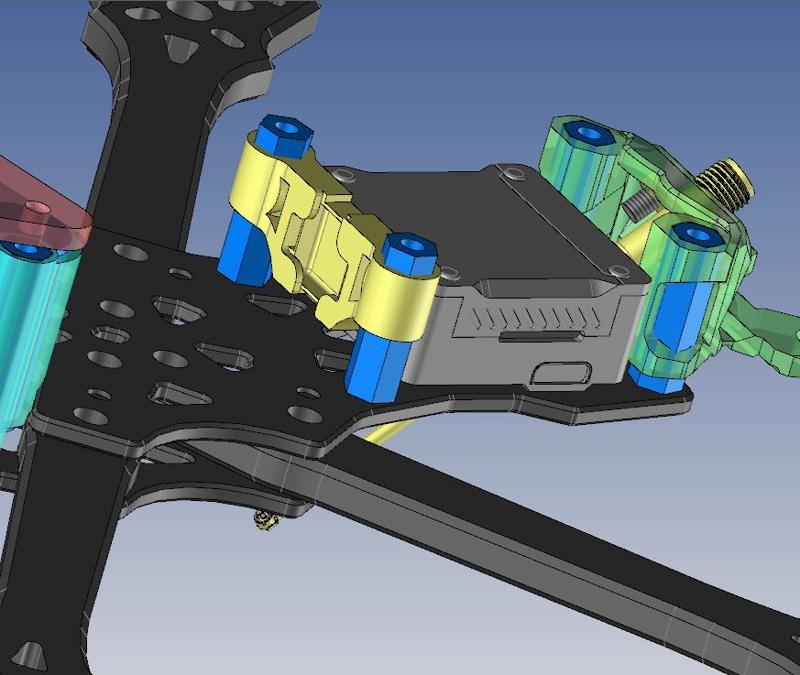 Support happymodel EP1 entraxe 30mm