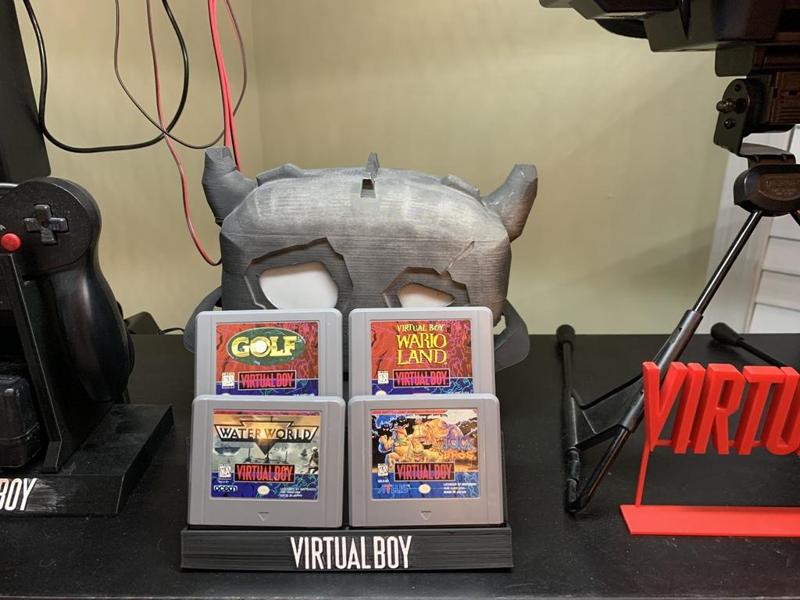 Virtual Boy Cartridge Display Stands