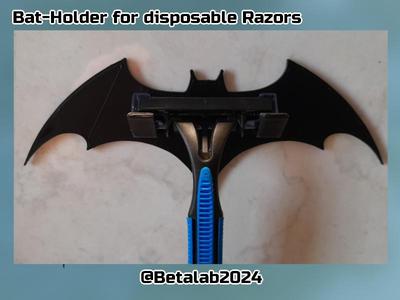 Bat-Holder for disposable razors